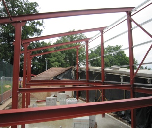 RSJ Structural Steel Beams Installation